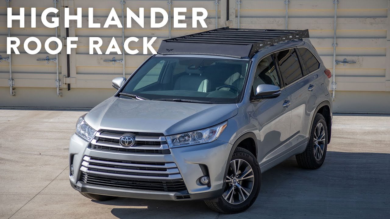Highlander Roof Rack Install