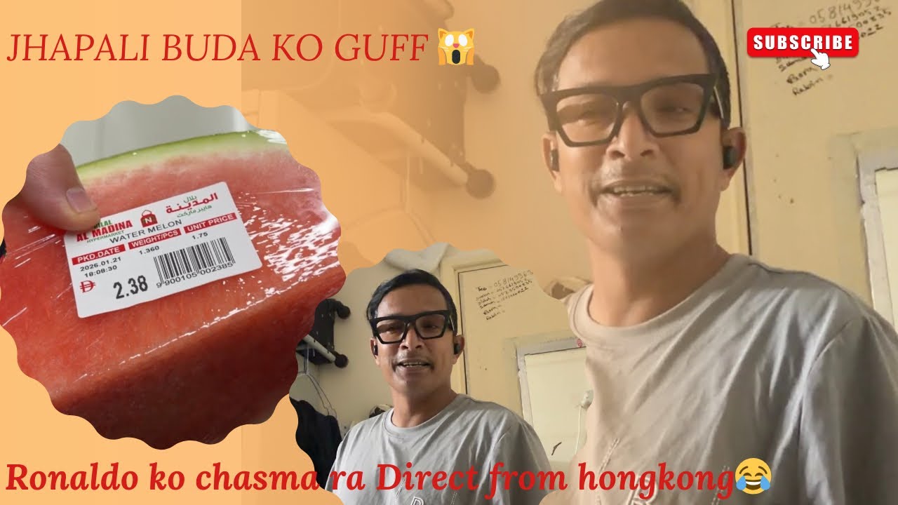 Jhapali ko guff😂Ronaldo ko chasma ra Direct from Hongkong🙀