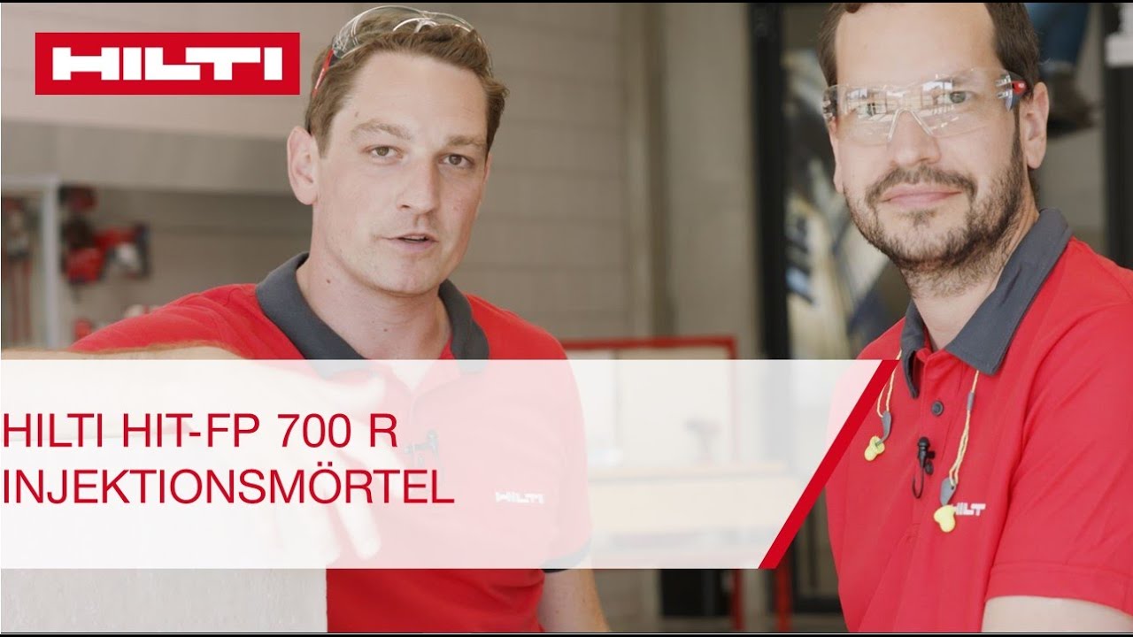 Hilti HIT-FP 700 R Injektionsm&ouml;rtel f&uuml;r Anschlussbewehrungen mit Feuerwiderstand