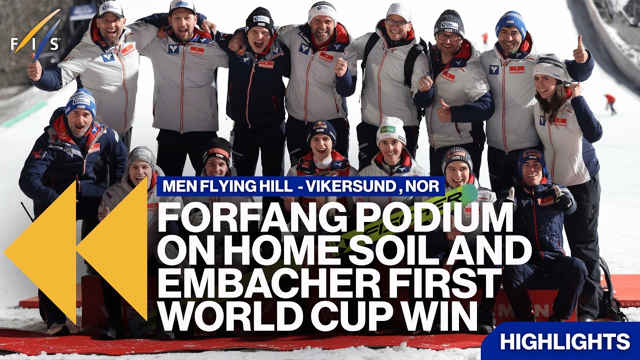Embacher succeeds with a strong point advantage in Vikersund! | Highlights | FIS Ski Jumping