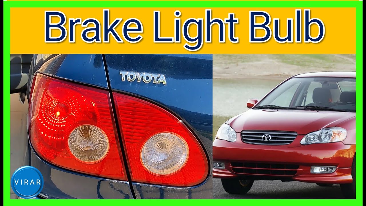 Как заменить лампу стоп-сигнала - Toyota Corolla (2003-2008)