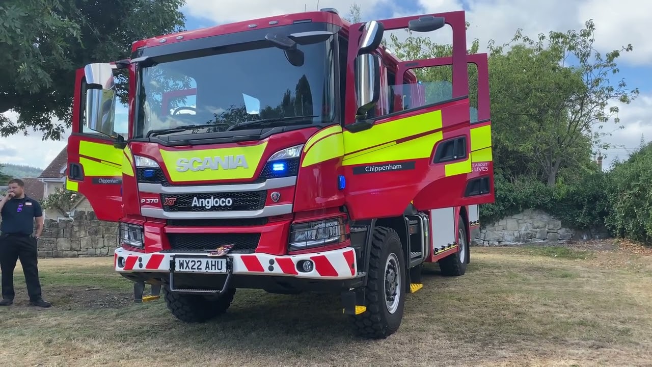 Brand New / Dorset & Wiltshire F&R / Scania P370 XT / Blue Light and Siren Demo