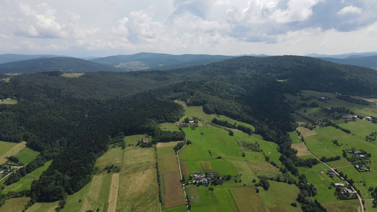 Krajobraz z drona - Leśnictwo Szymbark