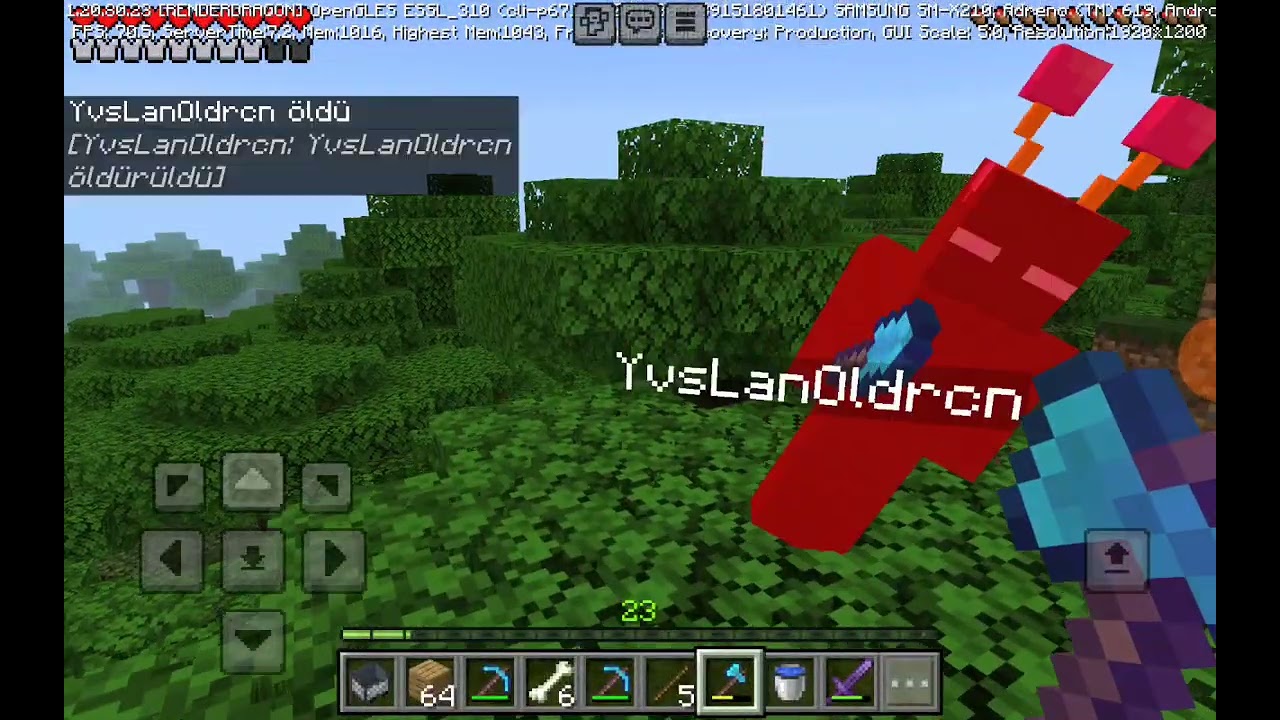 Abimle minecraft oynadım Part 4