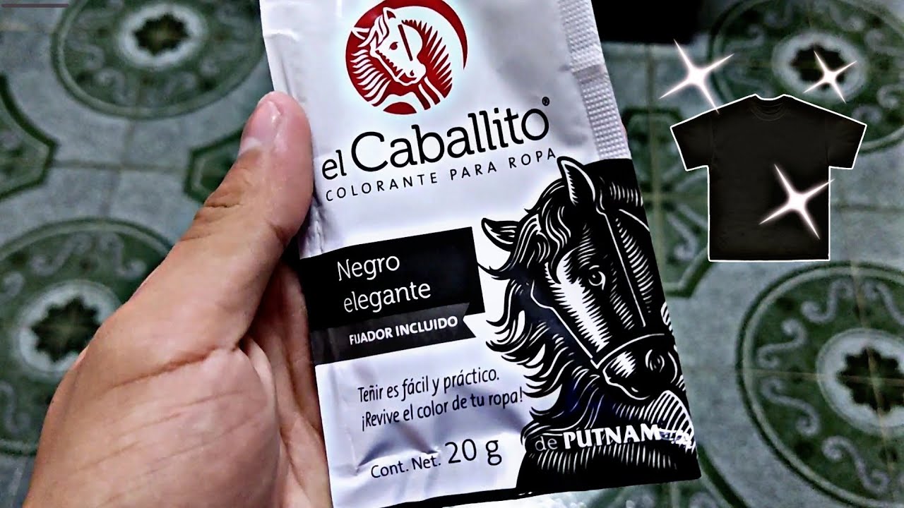 Colorante para Ropa el Caballito (Funciona??) Revive el Color de la Ropa