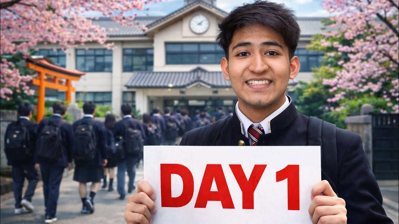 Day 1 in Japan High School 🇯🇵
