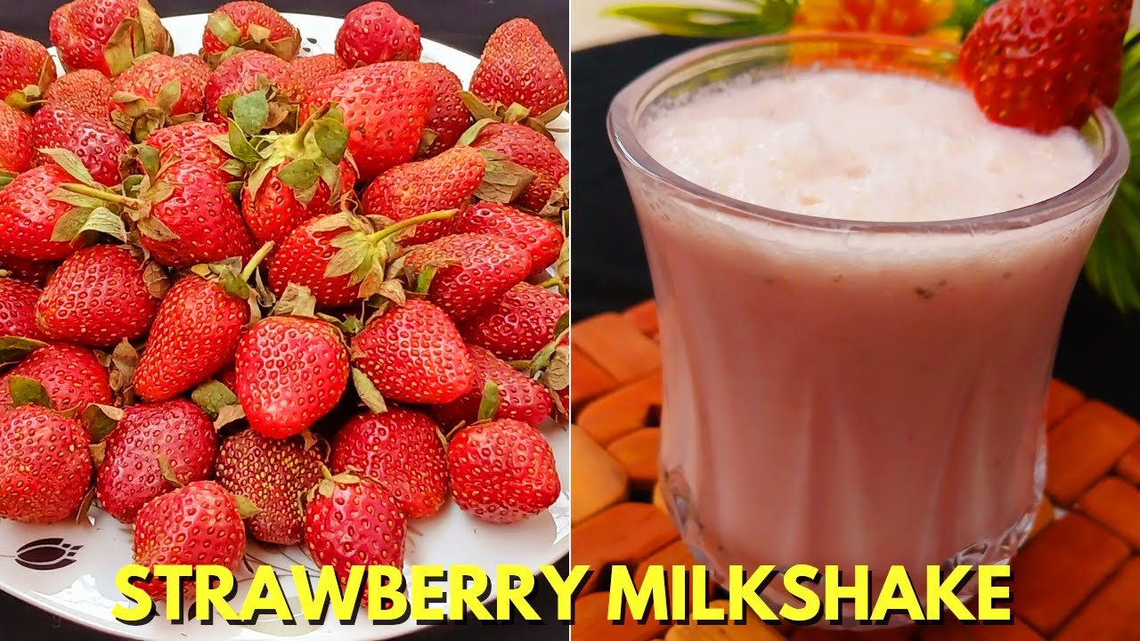 রমজানে কলিজা ঠান্ডা করা ভাইরাল স্ট্রবেরি শরবত || Strawberry Milkshake ||‌ Ramadan Special Drinks ||