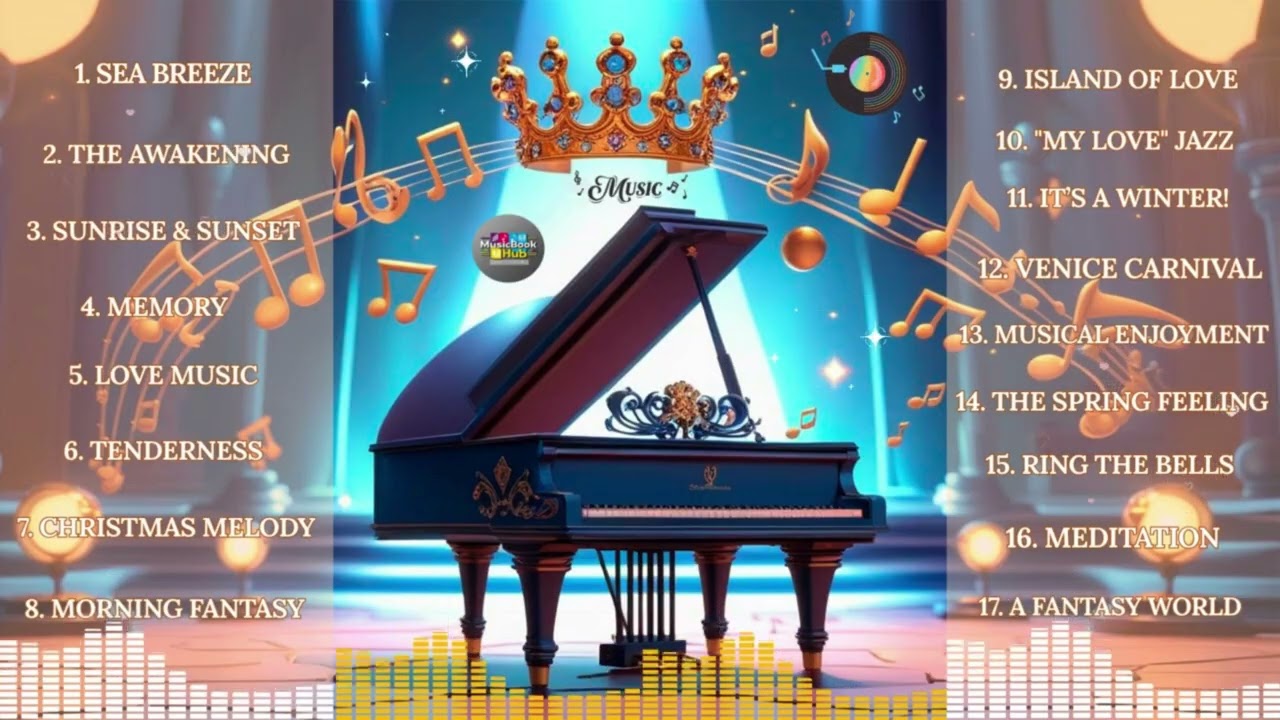 Queen Melody  | 17 Beautiful Piano Pieces for Intermediate Students | Musical Album |  MusicbookHub