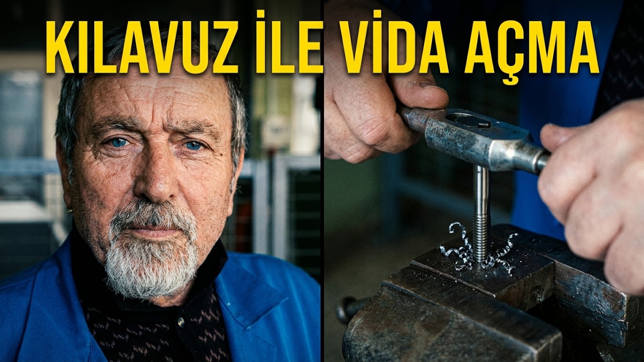 Kılavuz ile Vida Açma İşlemi