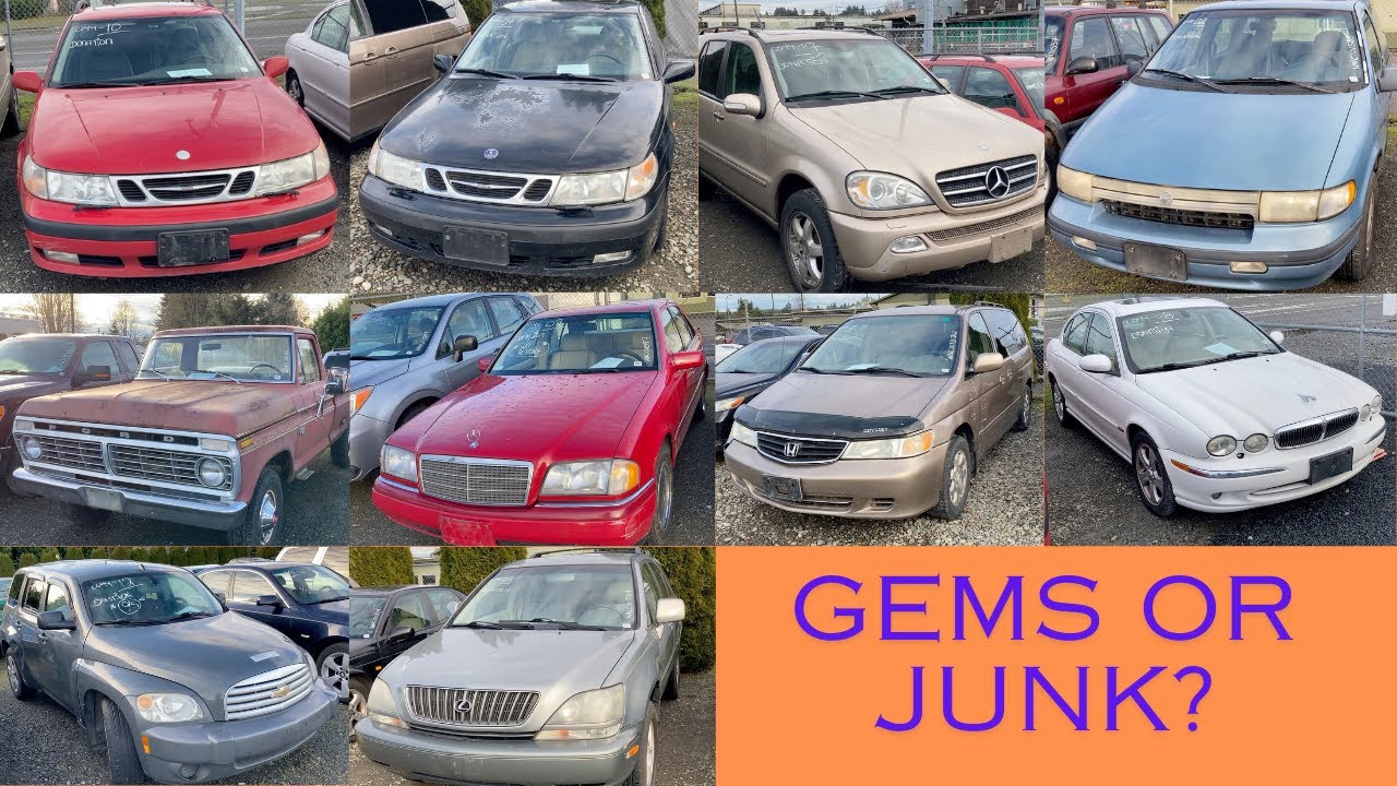 Walking The Auction: 2 Saabs, Mercedes ML500, C220, Jaguar X Type, Lexus RX, 1975 Ford truck & more!