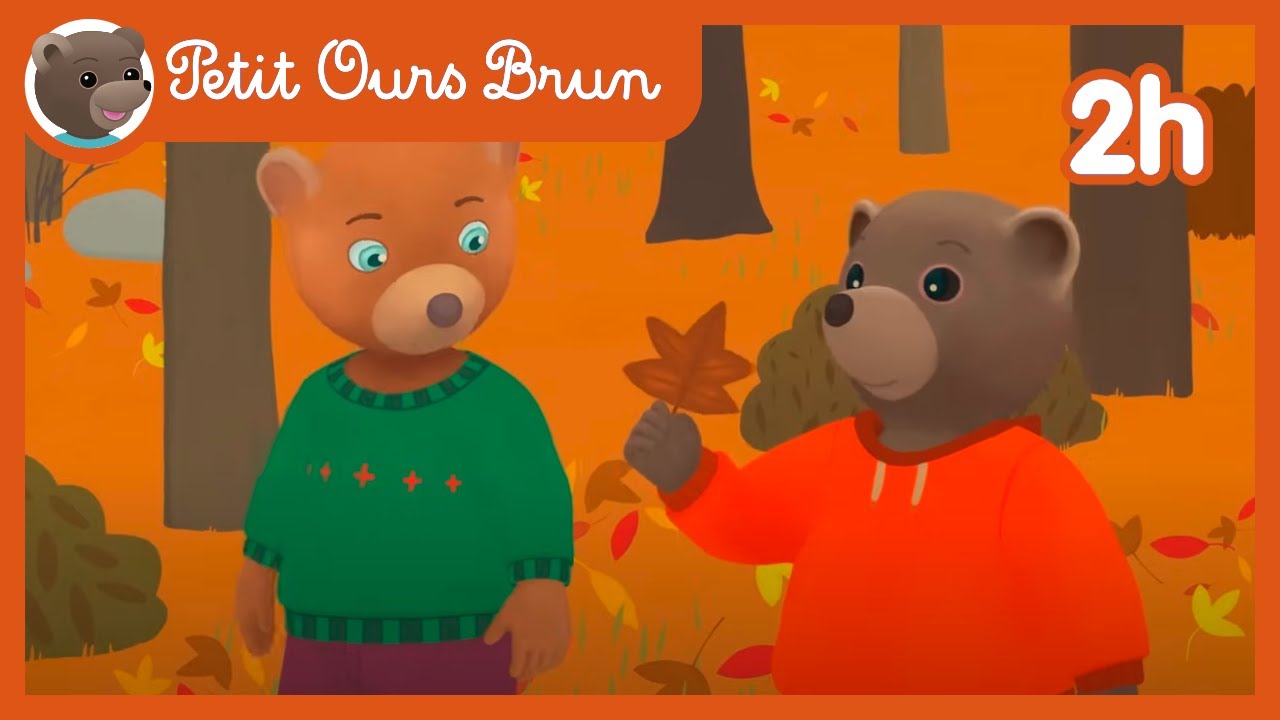 🍁 Petit Ours Brun ramasse les feuilles de la forêt ! 🍁 Dessin Animé pour enfant