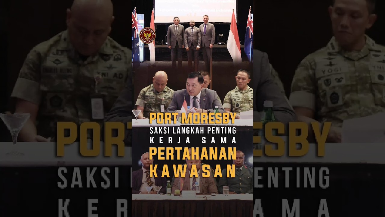 Pertemuan Trilateral Menteri Pertahanan Indonesia&ndash;Australia&ndash;PNG.