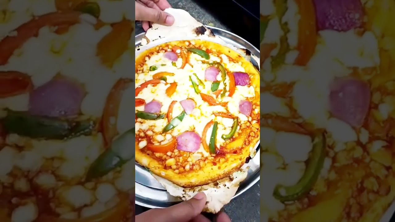 Homemade Pizza 🍕✨| without oven and yeast | |@Zesty_Bites |