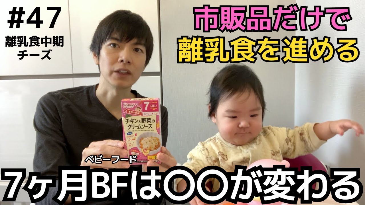 【47】チーズ（和光堂 チキンと野菜のクリームスープ）｜ベビーフードカレンダー第9回6日目＠離乳食中期