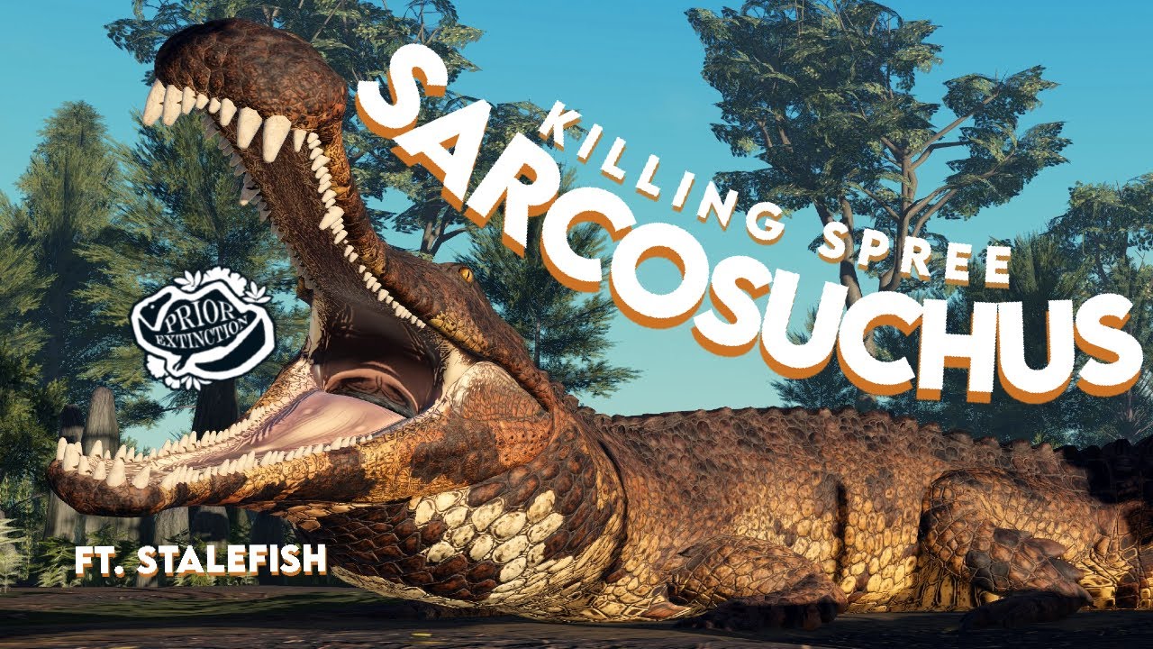 SARCOSUCHUS POPULATION CONTROL || Prior Extinction Roblox