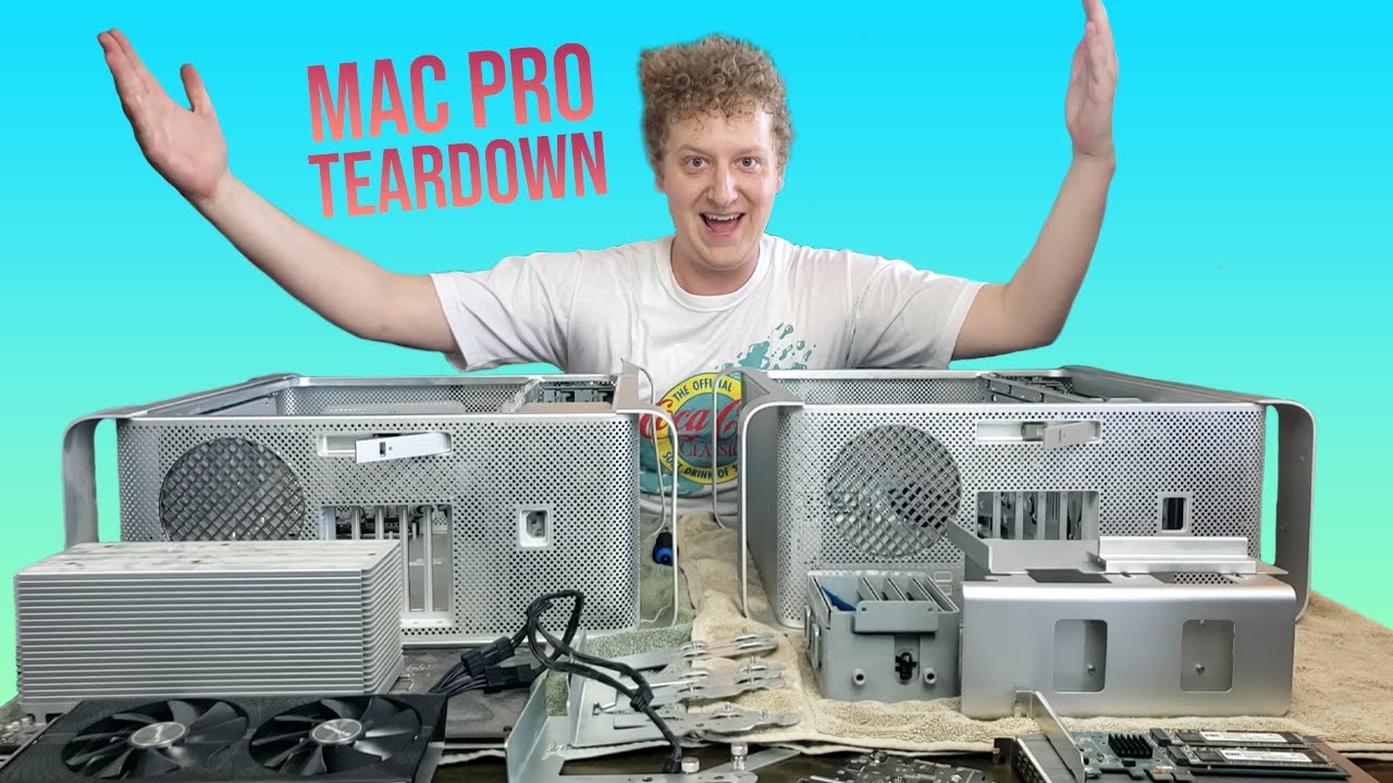 Разборка Mac Pro 5,1 и замена корпуса