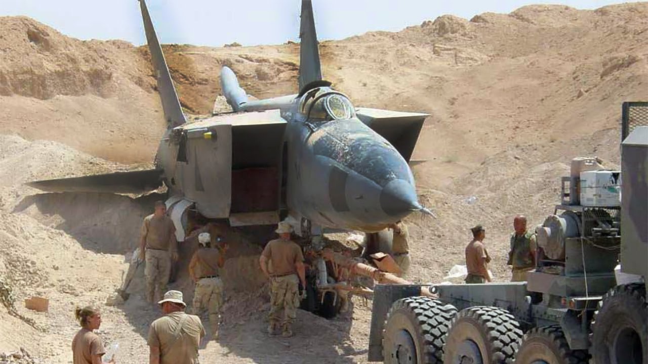 Fighter Jets Mysteriously Buried in the Middle of a Desert