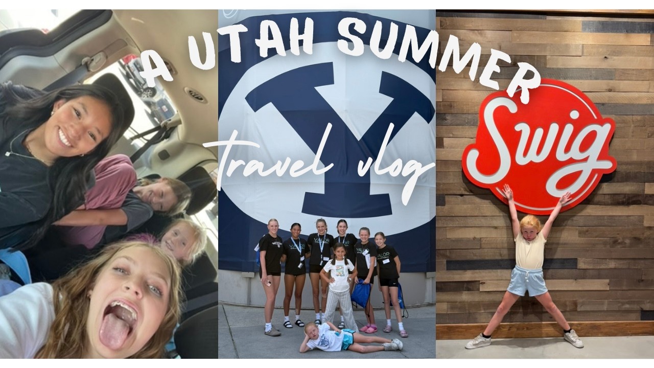 Utah Summer, 4th of July, BYU Sport Camps, Parade of Homes, Friends, Swig, Happiness...#travelvlog