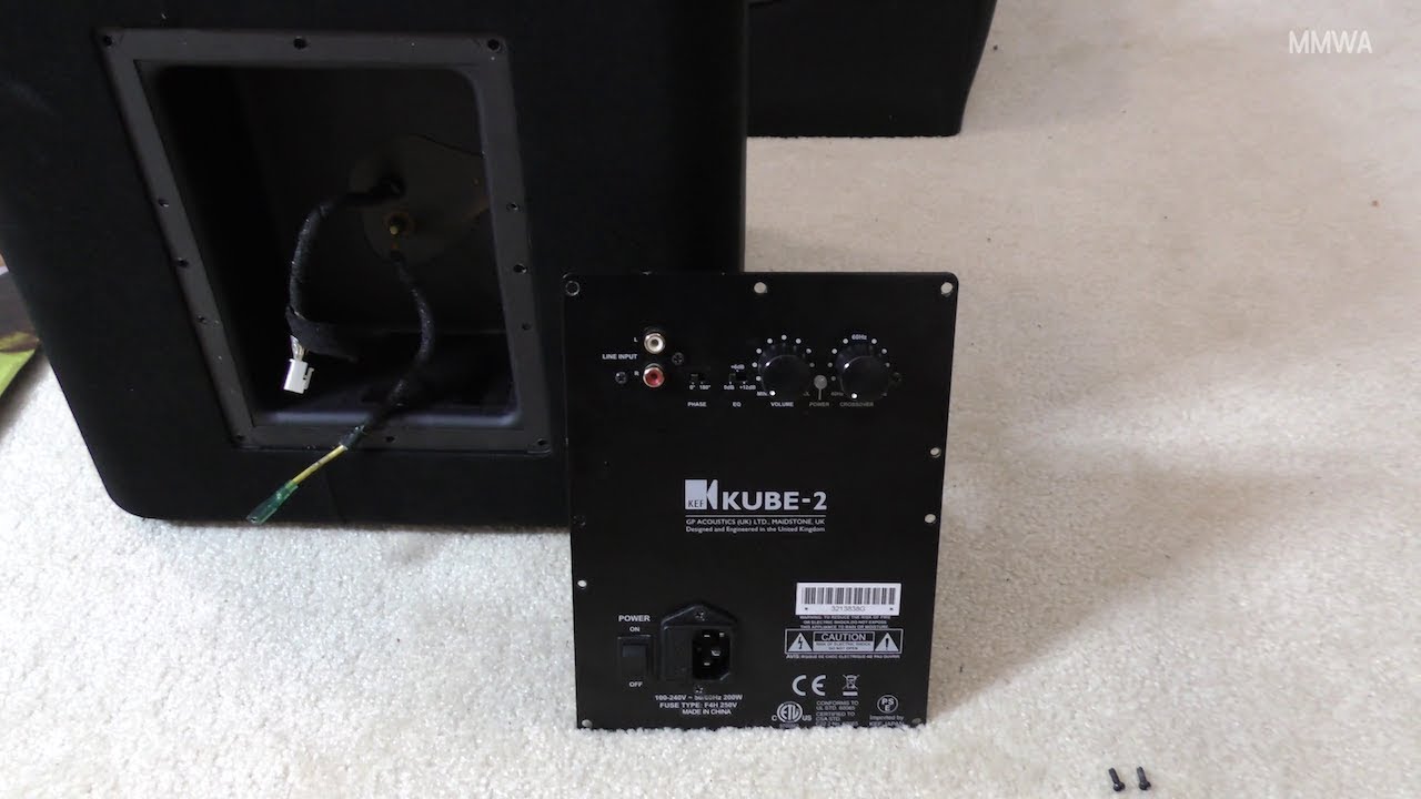 Мой сабвуфер KEF Kube-2 вышел из строя, давайте разберемся, почему