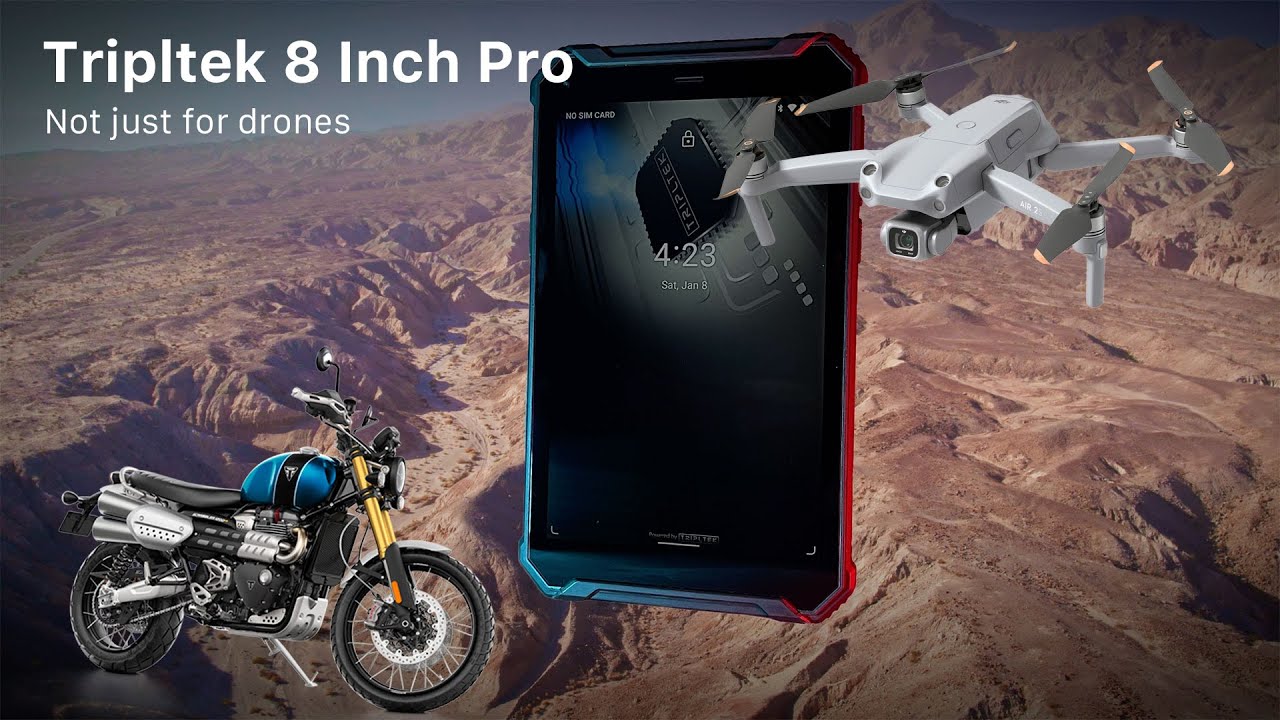 Tripltek 8 Inch Pro - For Navigation as well as DJI Air 2S
