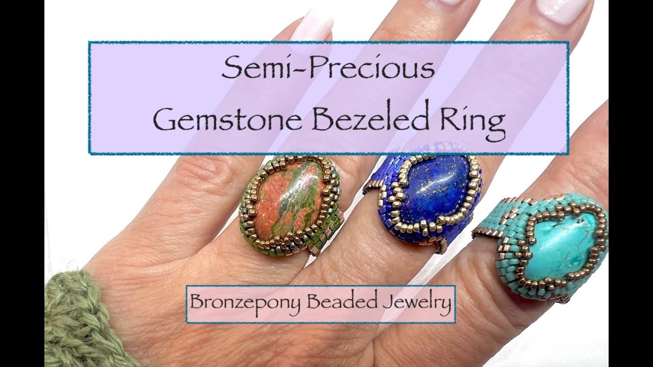 Semi-Precious Cabochon Ring