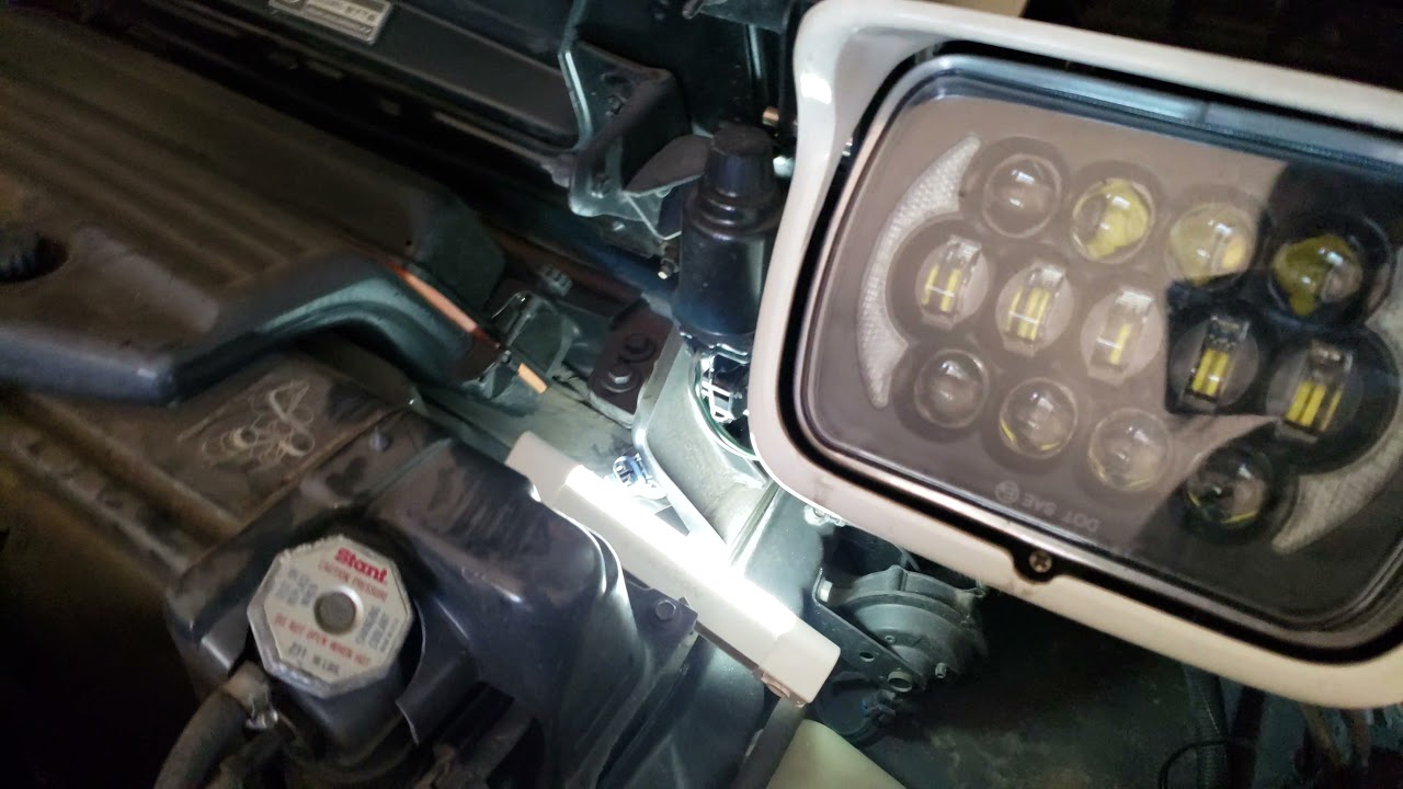 C4 Corvette gen 1 turn signal and fog light removal