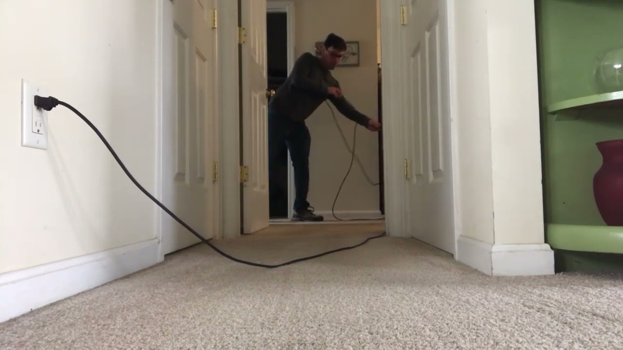 Vacuuming downstairs with the Kirby G5, hard floor cleaning 3-25-23
