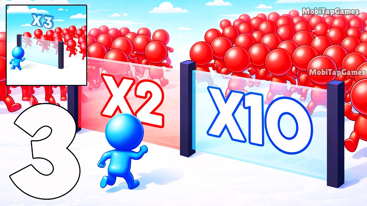 Mob Control – Multiply Your Crowd & Win Battles! Gameplay Part 3 (iOS, Android)