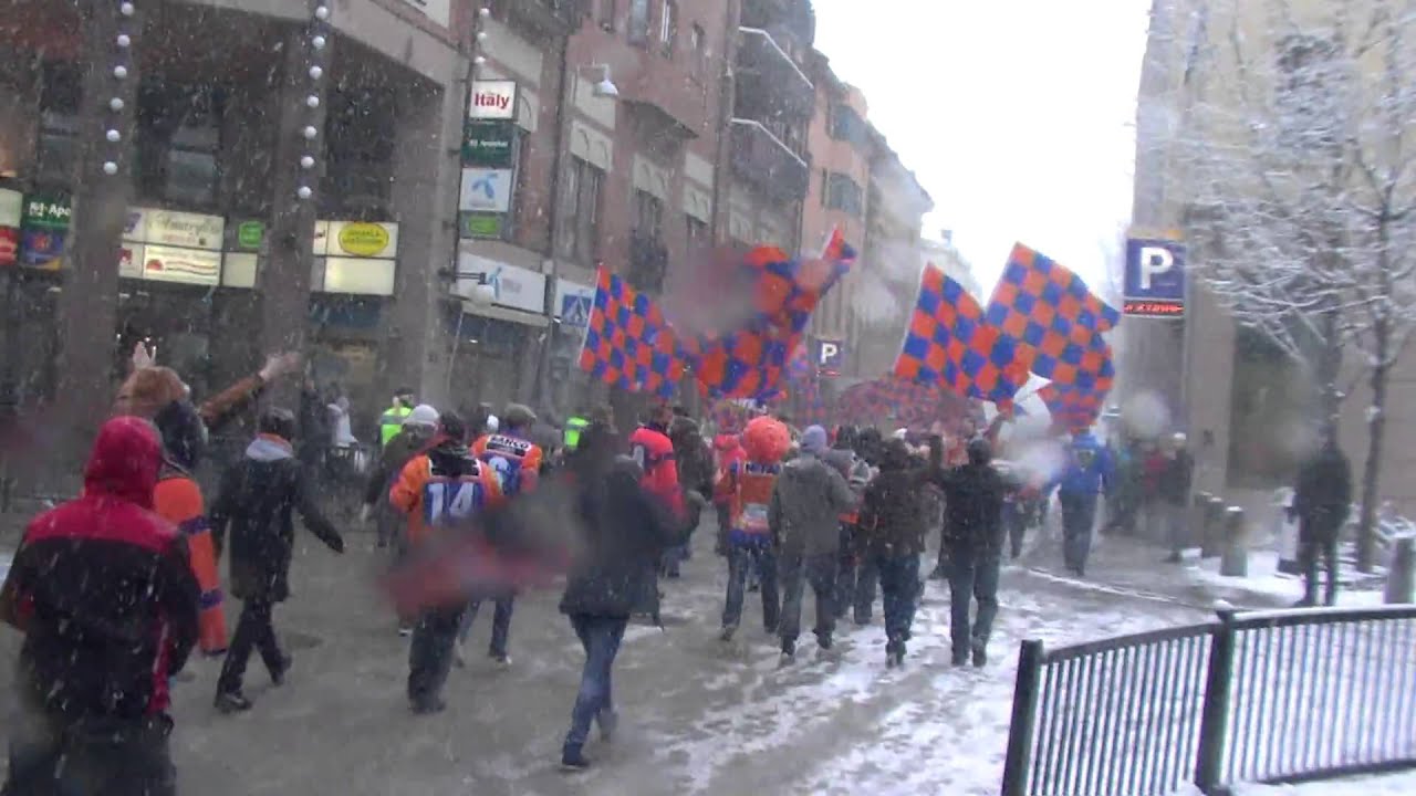 Bollnäs Flames march genom Uppsala mot Studenternas 2010