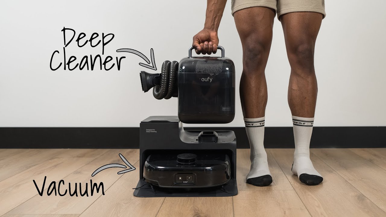 Using a Robot Vacuum With a Detachable Deep Cleaner