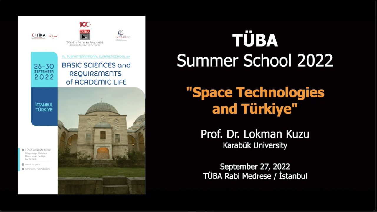 T&Uuml;BA Summer School 2022 - Prof. Dr. Lokman Kuzu