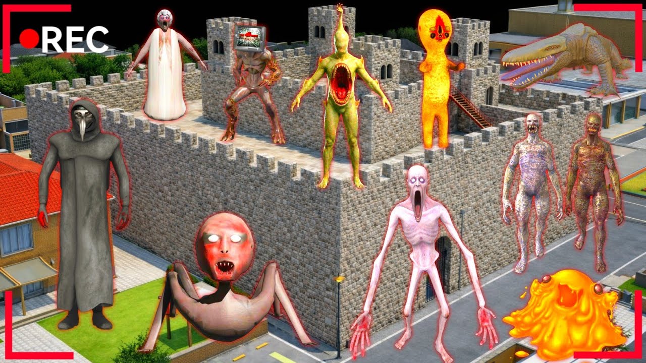 Yuta Mio Panik ‼️CCTV Merekam Banyak Pasukan SCP MONSTERS Serang Benteng Kota Sakura 😱 😱