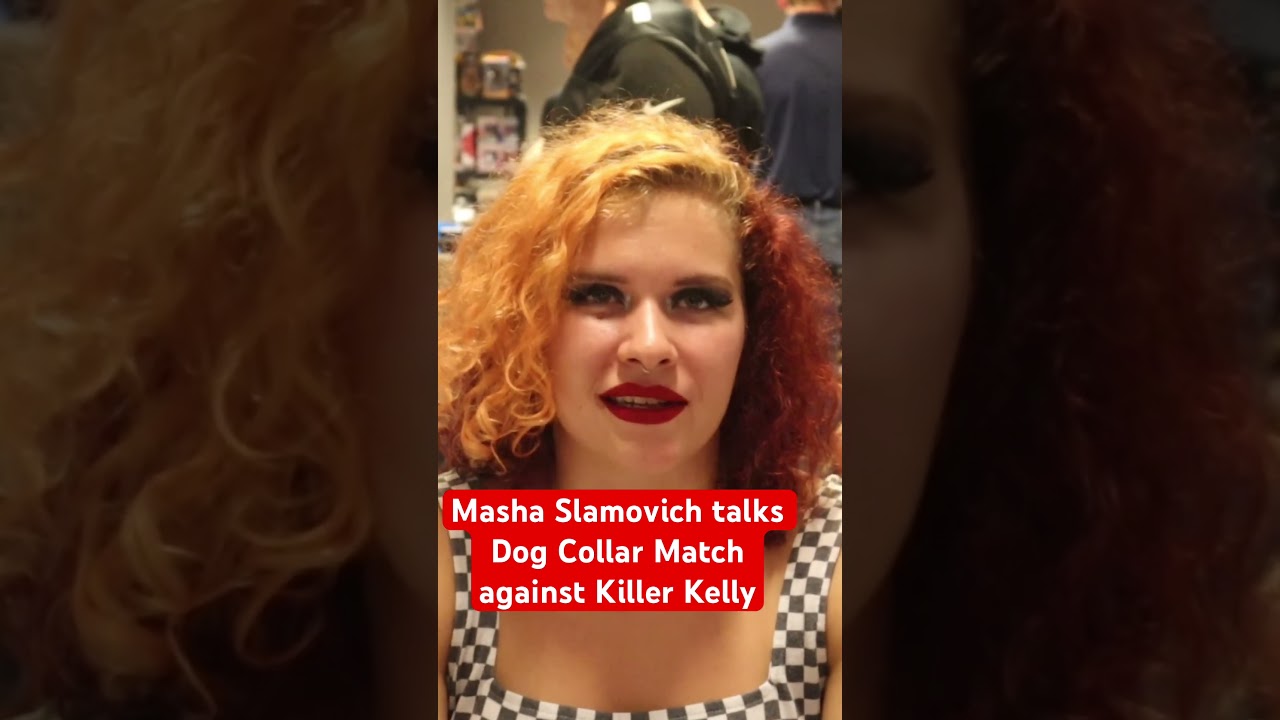 Маша Сламович рассказывает о своем матче «Dog Collar» с Киллером Келли в борьбе с ударным ошейник...
