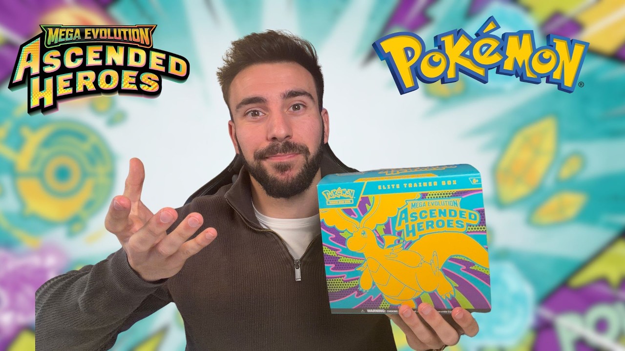 Unboxing de uma ETB de Ascended Heroes - PRIMEIRO VÍDEO NO CANAL PT-PT