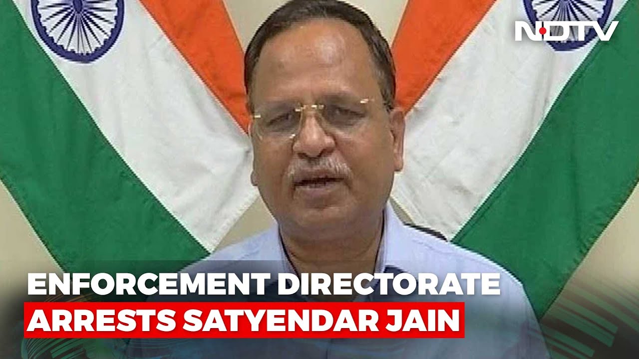 Top News Of The Day: Delhi Health Minister Satyendar Jain Arrested By Enforcement Directorate