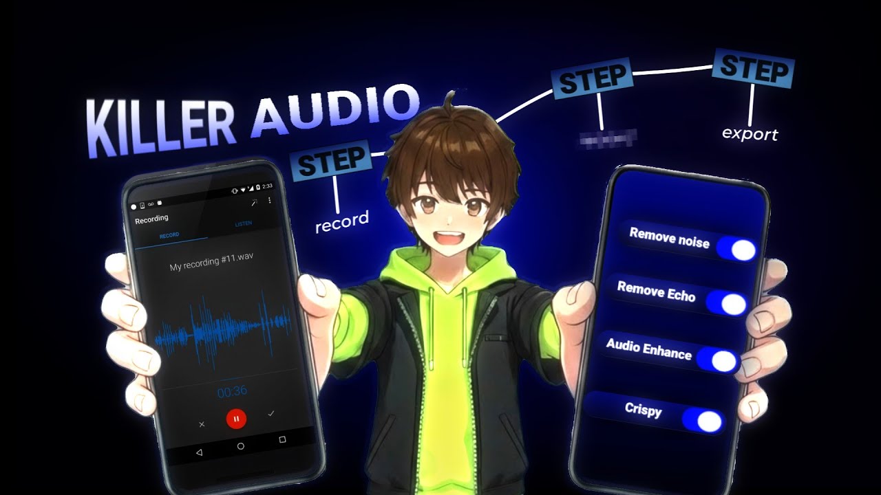 how to record professional voice over |quality audio in mobile (best voice recording free)