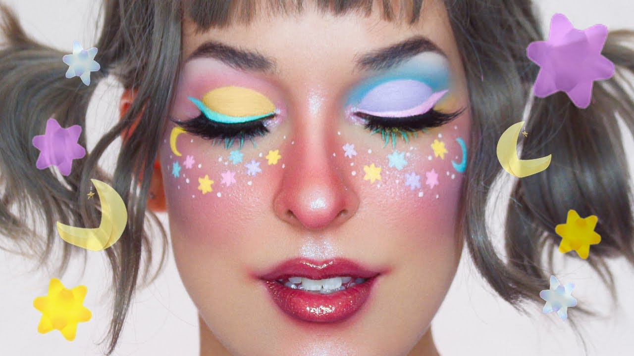 PASTEL BABY STARRY SKY FRECKLES Makeup Look