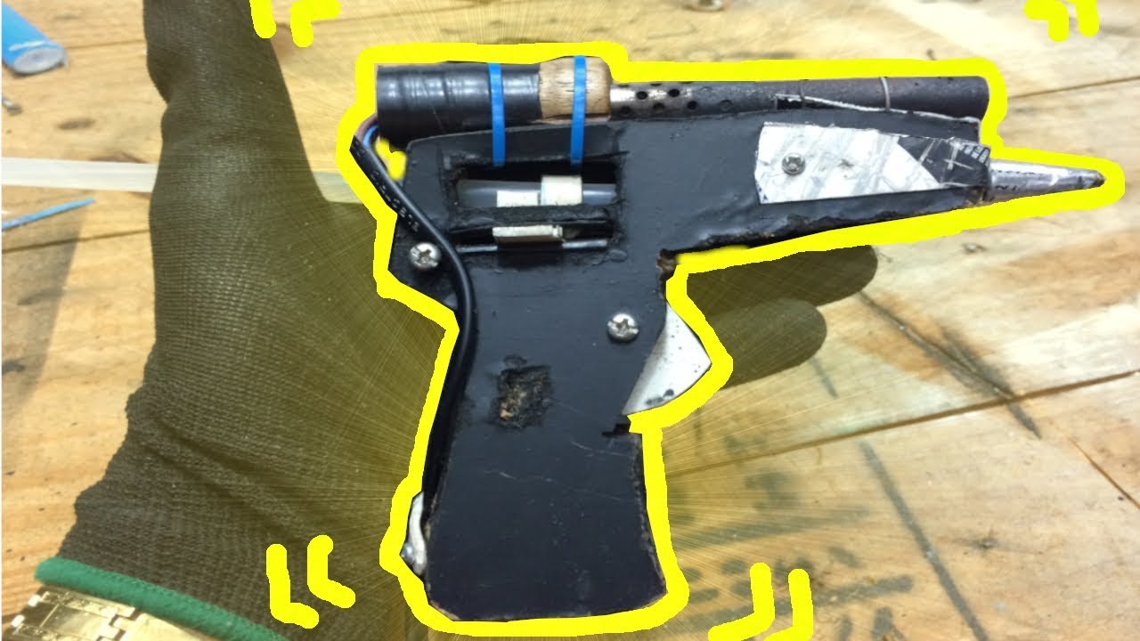 COMO FAZER PISTOLA DE COLA QUENTE `` CASEIRA``