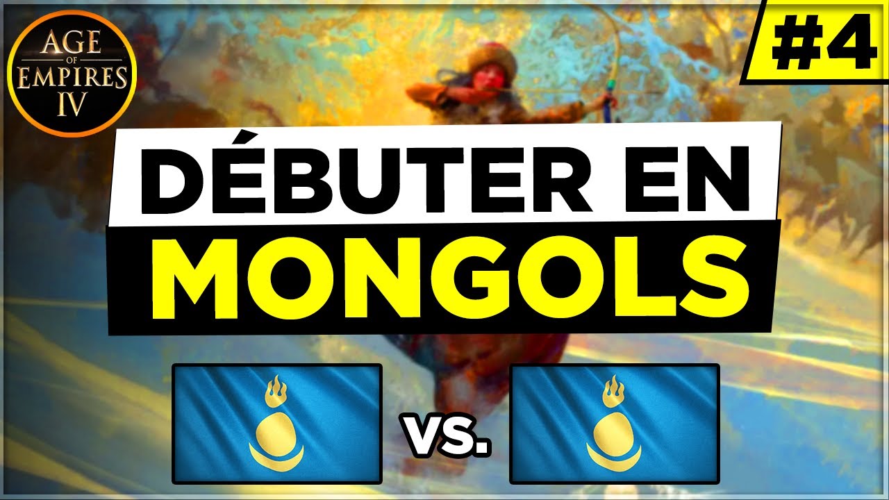AOE4⚔️ | Débuter en Mongols #4 - BATTRE LES MONGOLS FACILEMENT !