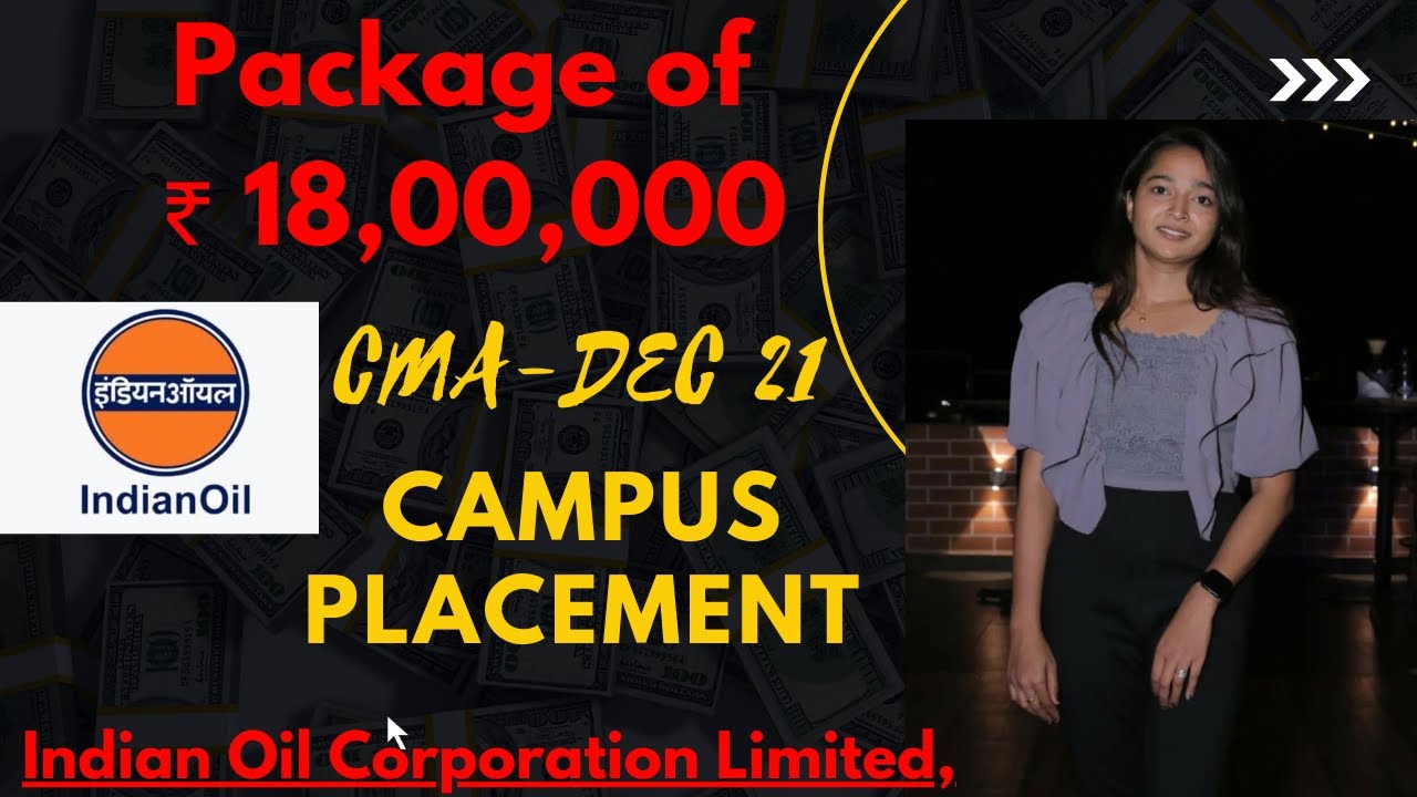 She Got A Package of ₹ 18,00,000 I CMA IN PSU I CMA CAMPUS PLACEMENT