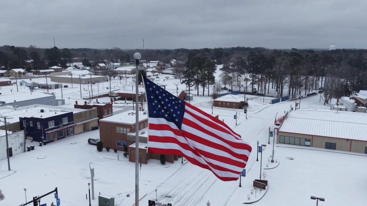 Today's Drone Flight during a break in the storm.