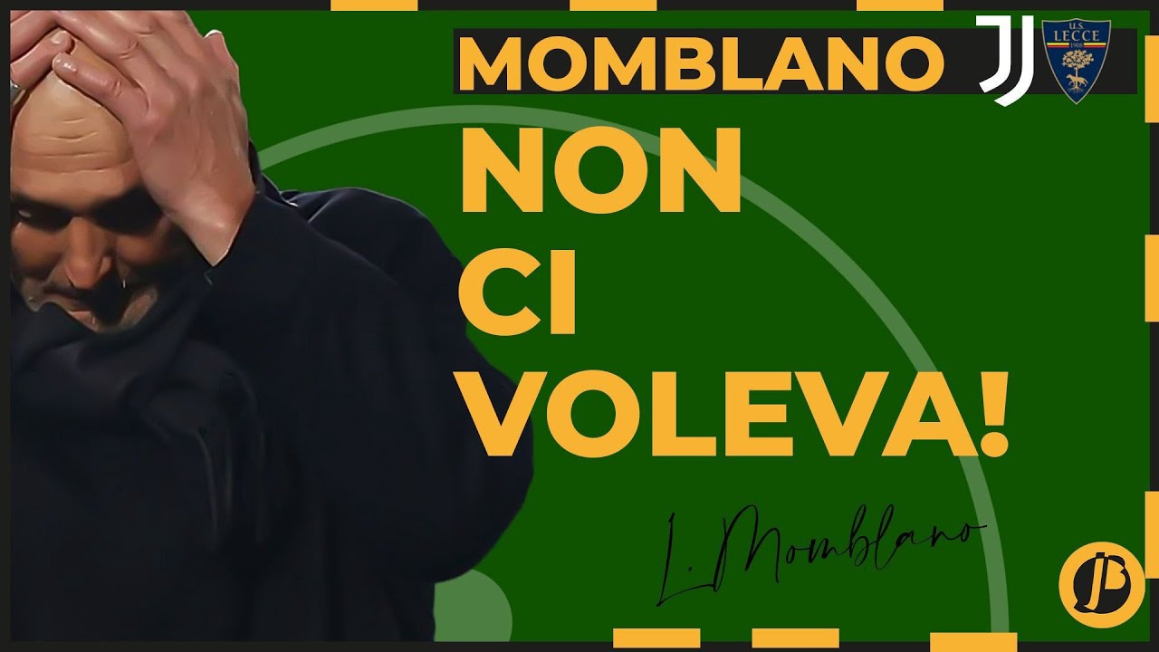 NON CI VOLEVA MA SE SPALLETTI CI CREDE CI VOLEVA! DAVID HORROR COMICO MA&hellip; JUVE LECCE 1-1 MOMBLANO