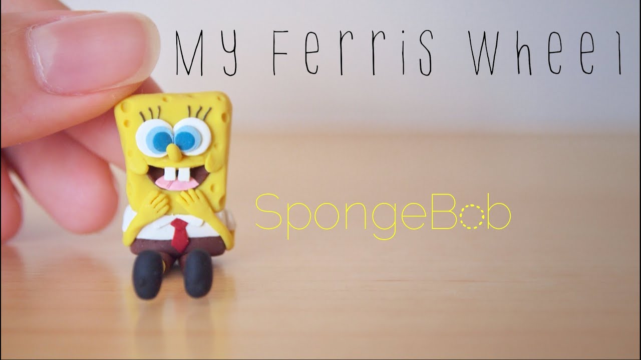 How to make a miniature SpongeBob out of polymer clay (SpongeBob Squarepants)