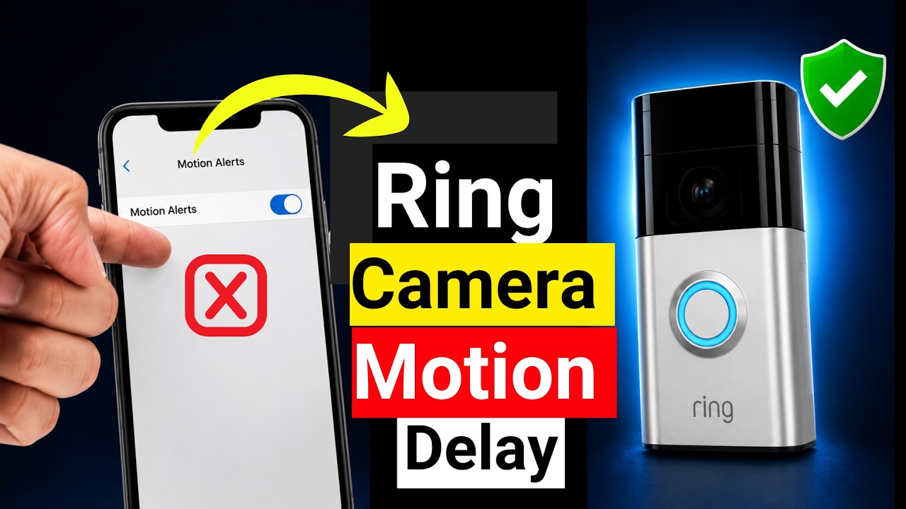 Ring Motion Delay (Late Alerts)  FIX This Issue