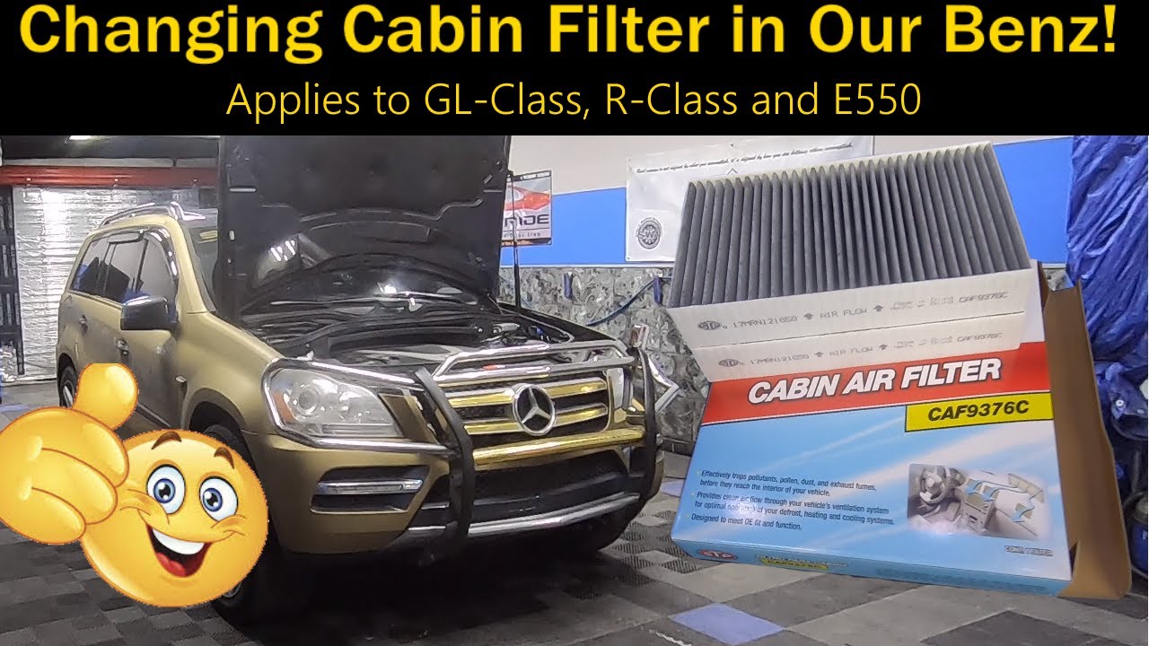 How to Replace Cabin Air Filter: Mercedes Benz GL450 EASY METHOD
