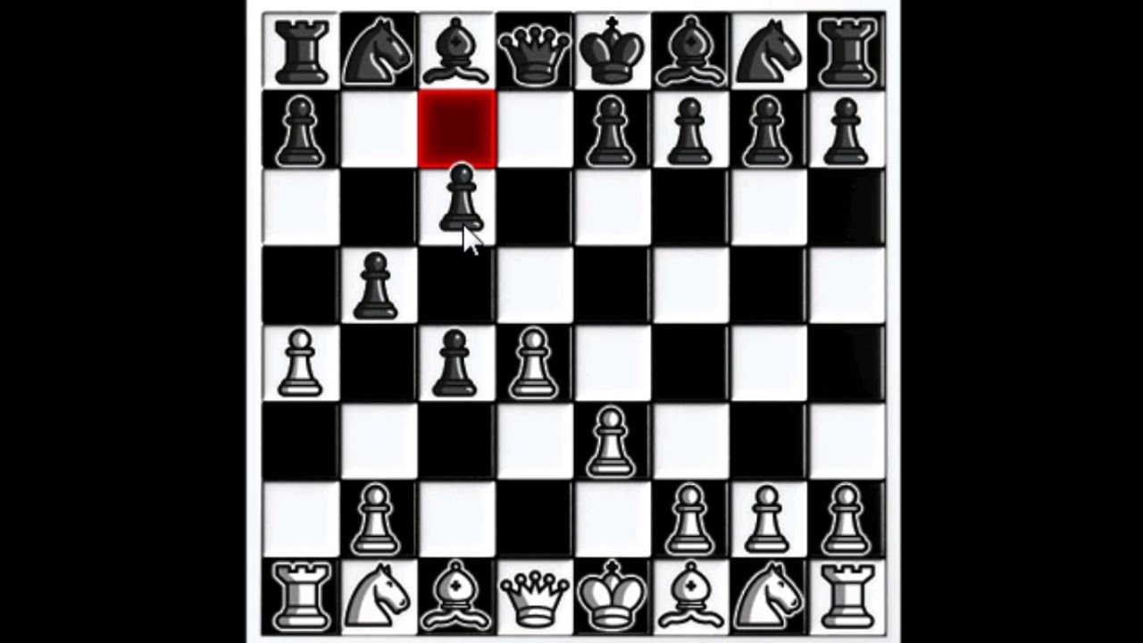 Shaxmat .Farzin gambitidagi eng sara qopqonlar qo'llab ko'rish zarur.d4-d5