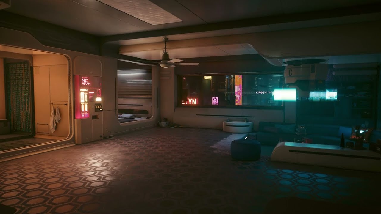 Cyberpunk 2077 Ambience | V's Apartment