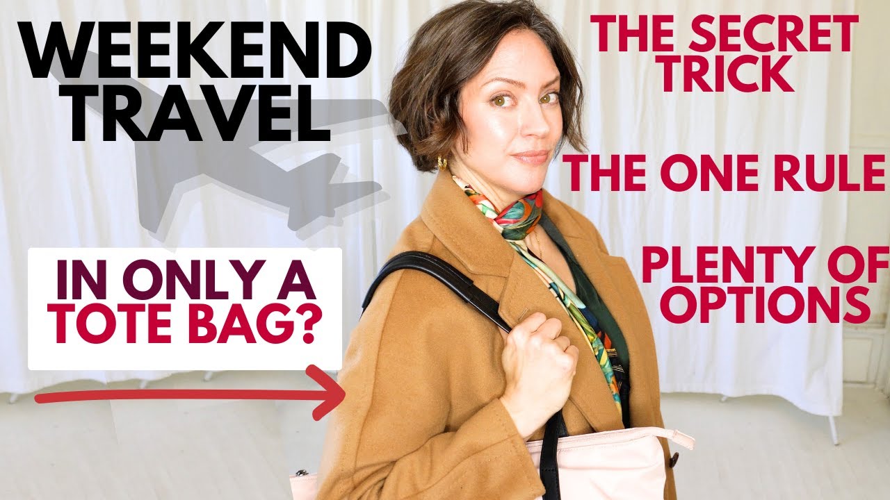 The Secret Cardigan Travel Trick: Pack 3 Days of Outfits in a Tote bag??