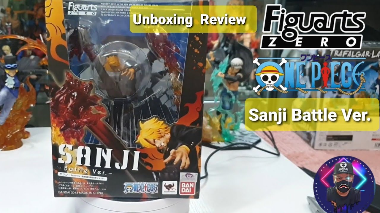 Unboxing #15 Figuarts Zero Sanji Battle Ver. Diable Jambe Flambage Shot Figure 'one piece '