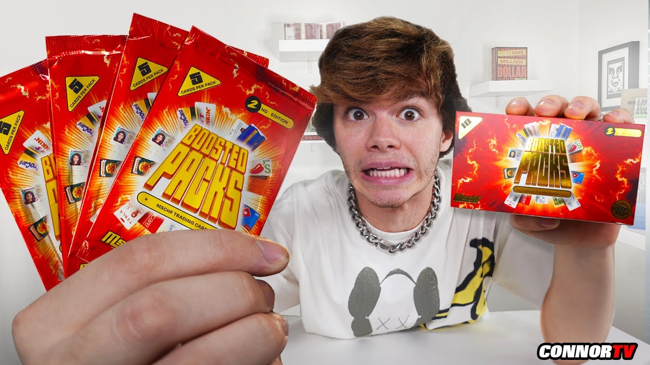 Unboxing $2000 cards that might be BANNED - MSCHF Boosted Packs 2nd Edition (feat. David Dobrik)